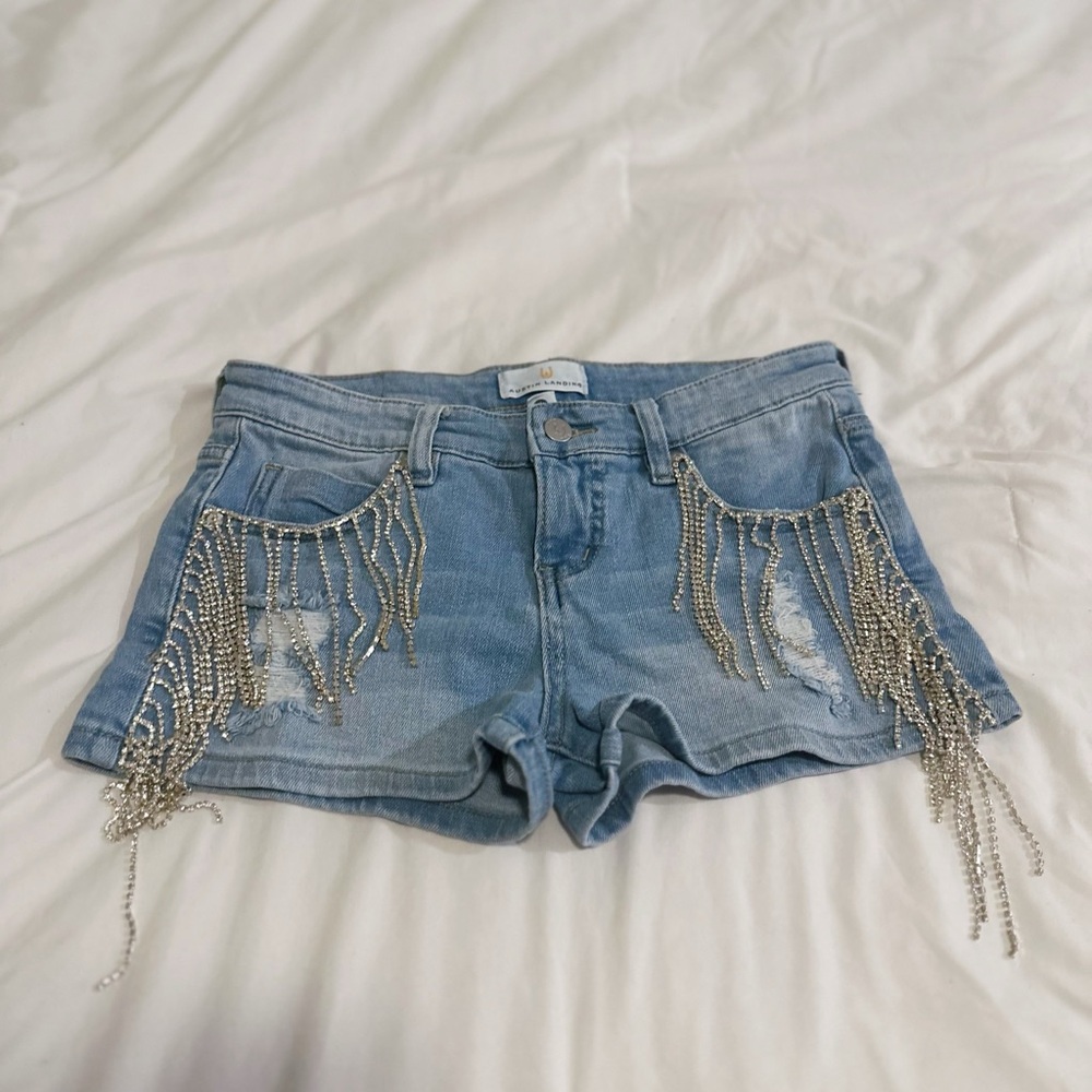 3/26 Embellished Country Shorts | Austin Landing